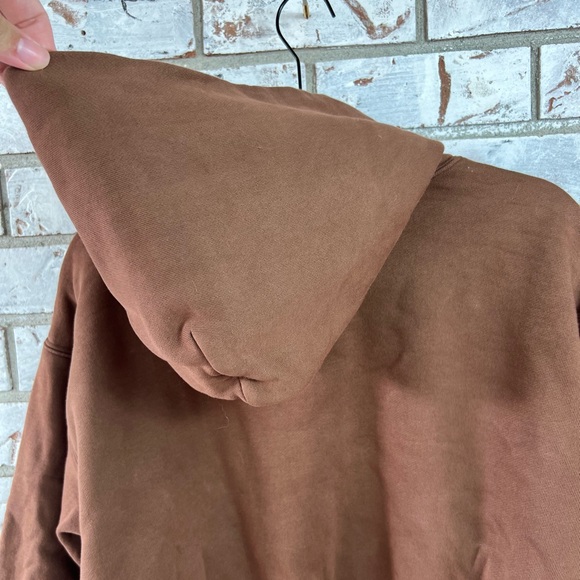 Yeezy GAP | Double Layered Brown Hoodie - Picture 7 of 10